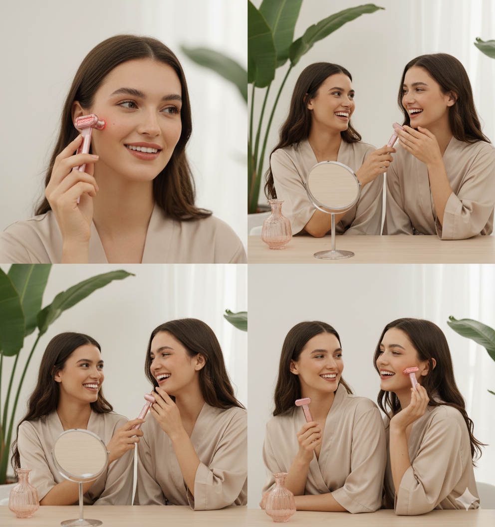 Glamwave™ : 4-in-1 Rotlicht-Therapiegerät